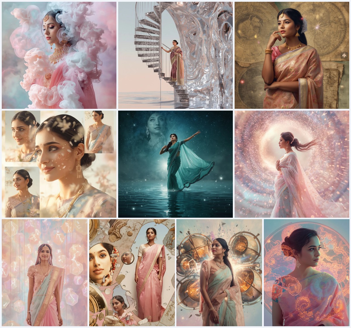 Best 10 Gemini Traditional Saree Prompt In English for Clear Artistry | prompt for traditional look for girl ChatGPT