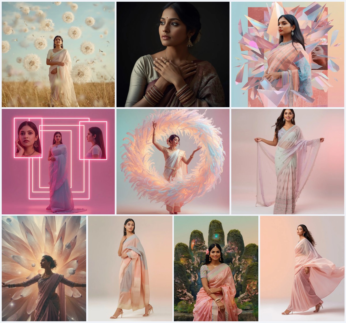 Best 10 Traditional Saree Prompt For Wedding for Grand Celebrations | best ai prompts for images