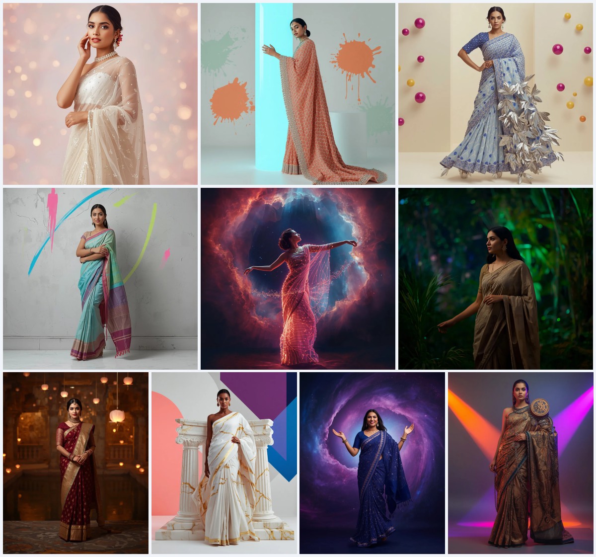New 10 Best Saree Prompts for ChatGPT for Exquisite Designs | New instagram trend prompt for girl saree look copy and paste download