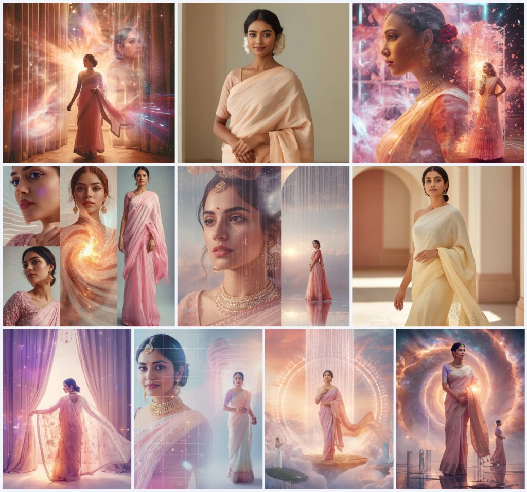 New 10 Gemini Saree Prompt for Diverse Styles | saree ai prompt