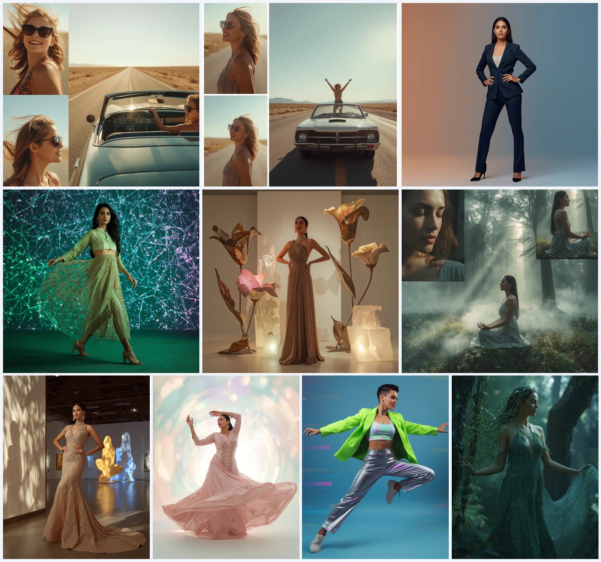 Top 10 AI Prompts for Beautiful Women with Expressive Hand Gestures and Storytelling | Grok ai prompt