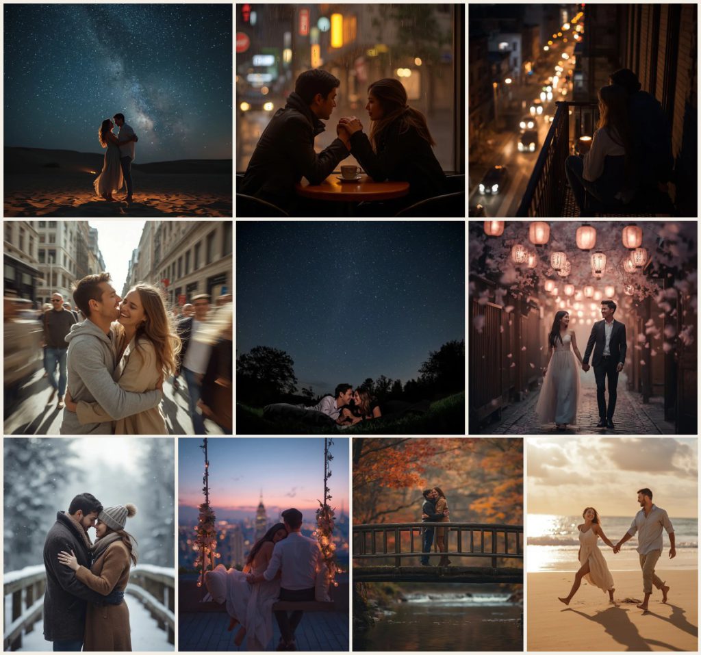 New 10 Lighthouse Couple AI Prompts for Sunny Coastal Walks with Ocean Breeze